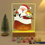 Paint by Numbers Christmas Lamp | Merry Christmas