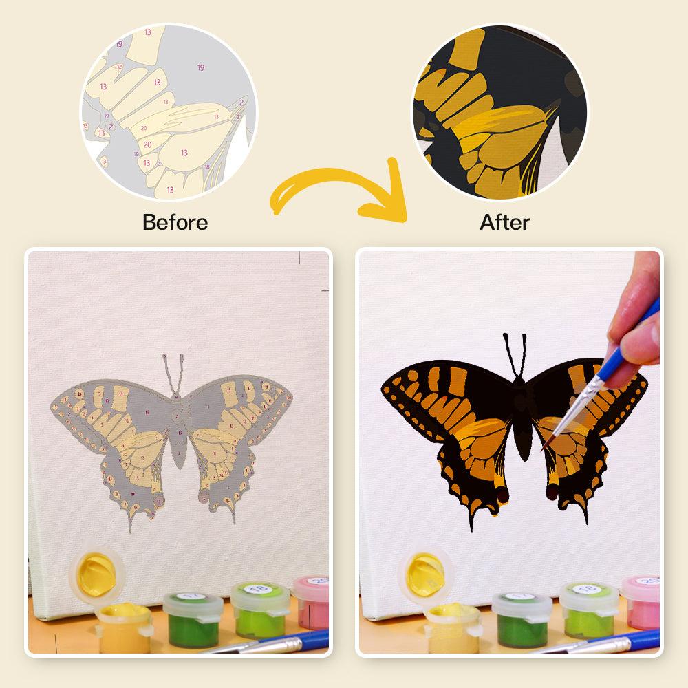 6 Mini Paintings | Butterfly Set
