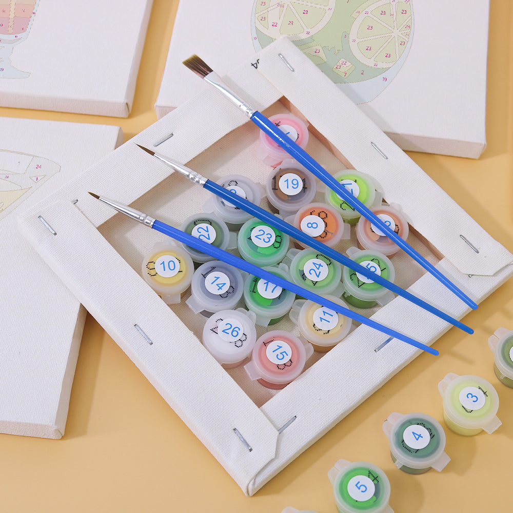 6 Mini Paintings - Cocktail Set