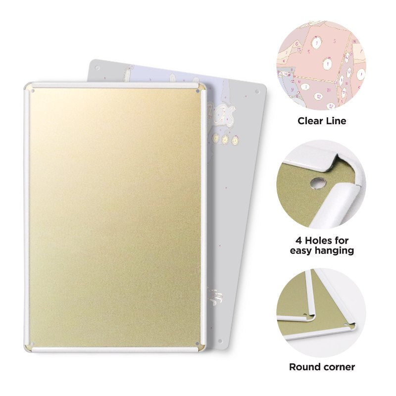 Metal Paint by Number Poster – Breakfast