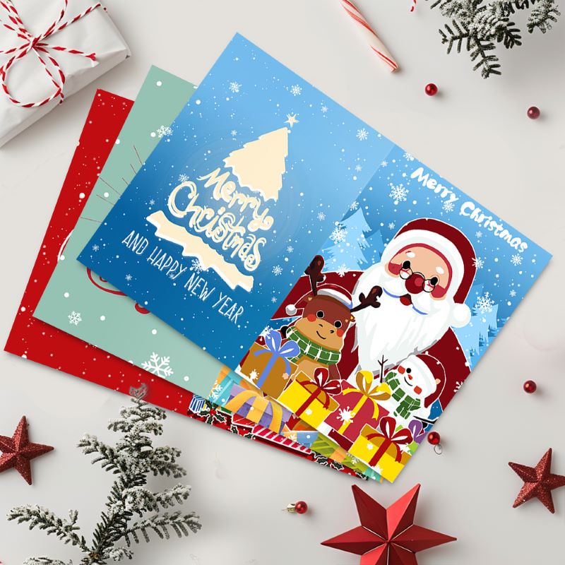 Paint by Numbers Christmas Cards 2 - 6 Pieces