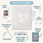 Fresh Flowers in a Vase | Paint by Numbers