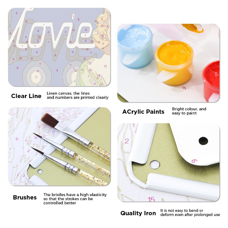 Metal Paint by Number Poster – Movieland