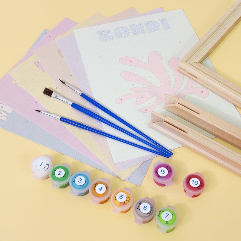 6 Mini Paintings - Coastal vibes set