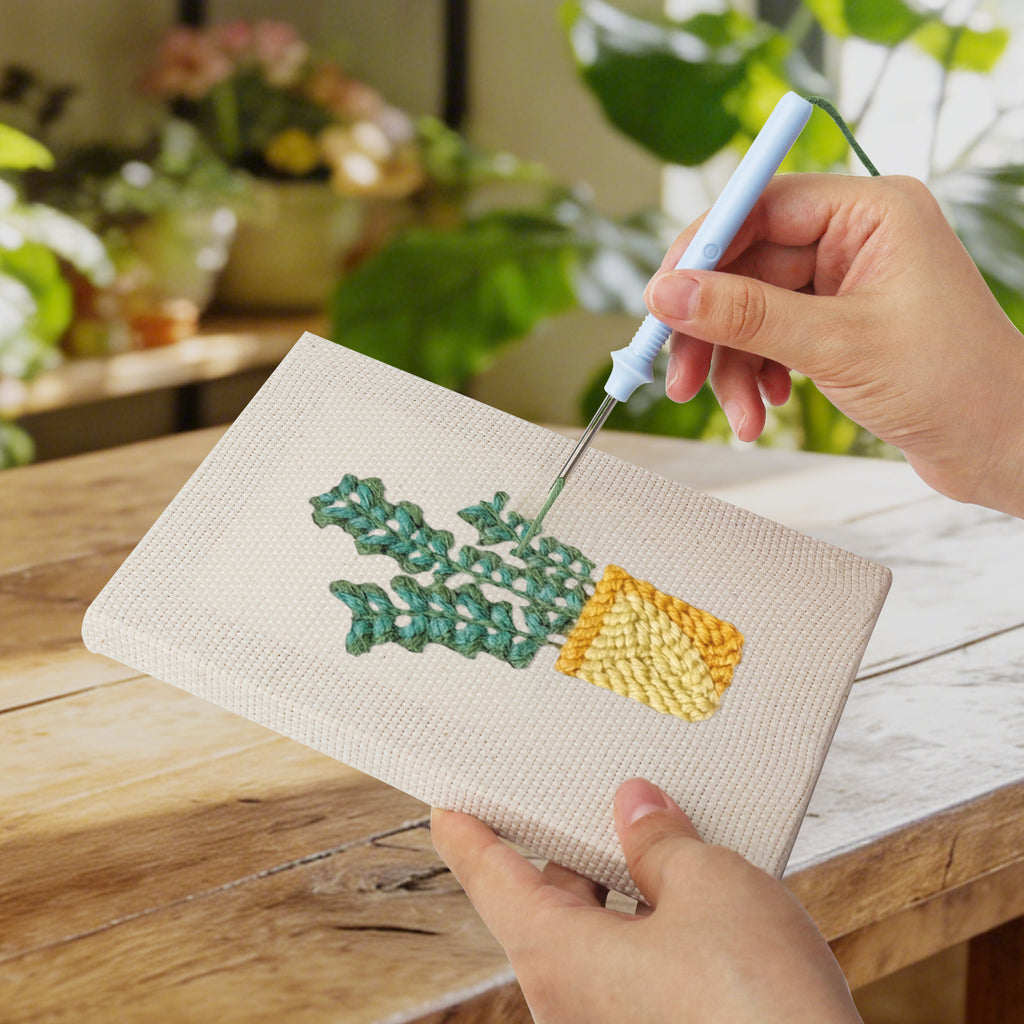 Potted Plants 13 | Mini Punch Needle Kit