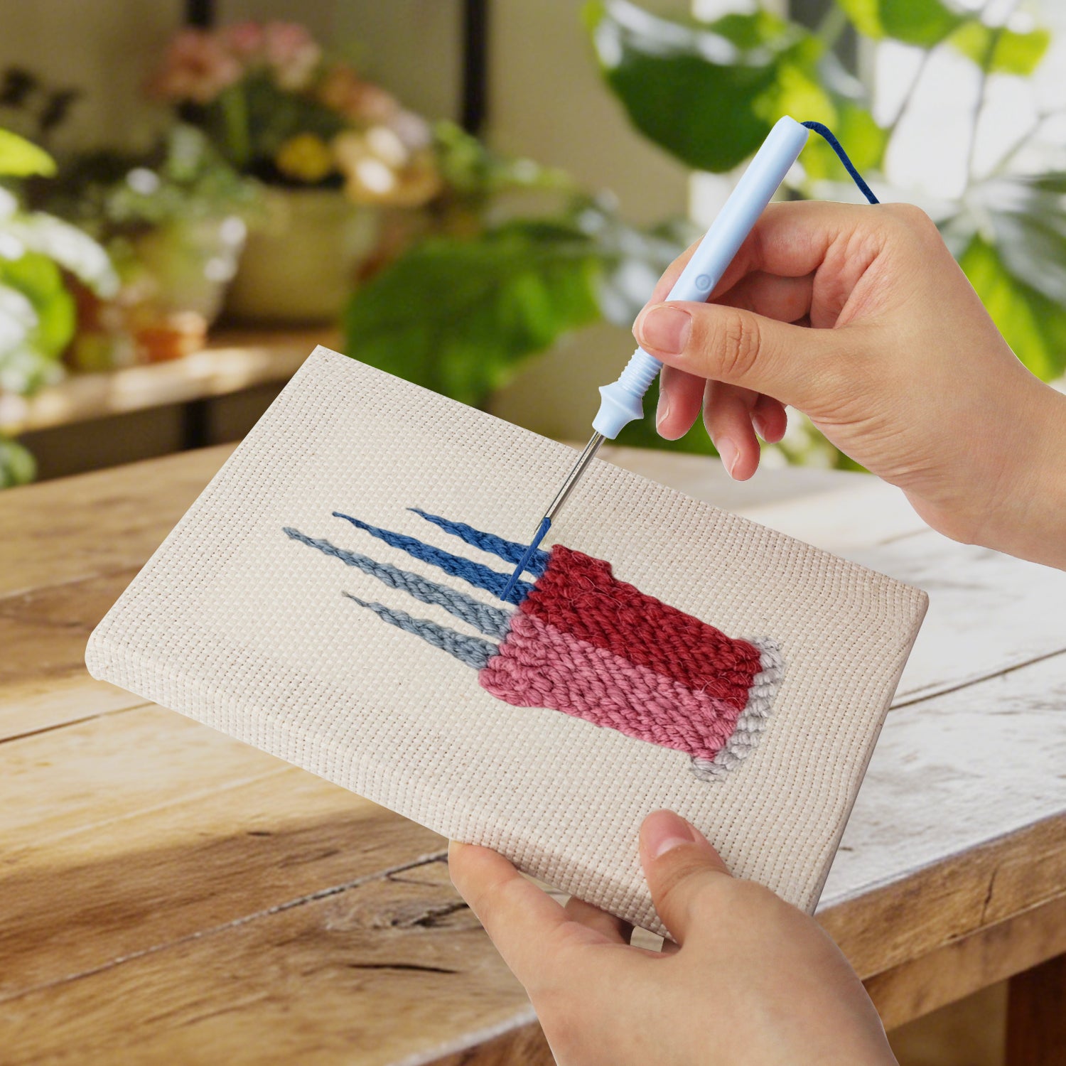 Potted Plants 2 | Mini Punch Needle Kit