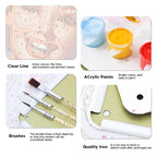 Metal Paint by Number Poster – Breakfast