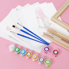 6 Mini Paintings - Pink glamour set