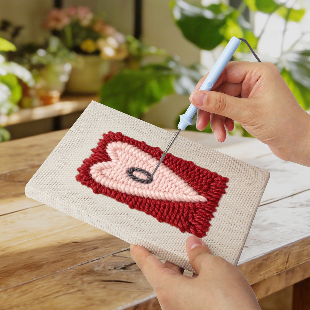 Love & Valentine 1 | Mini Punch Needle Kit