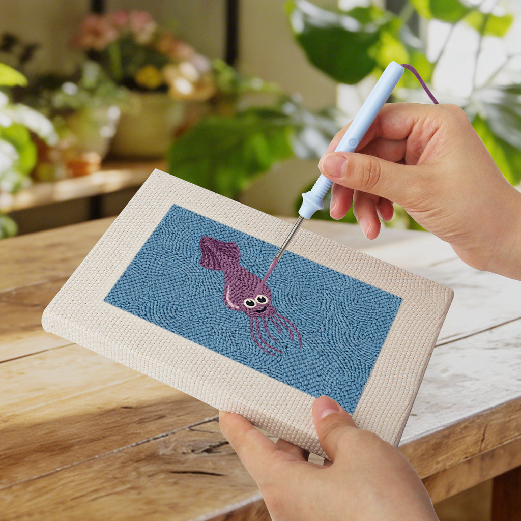Sea Animals 9 | Mini Punch Needle Kit