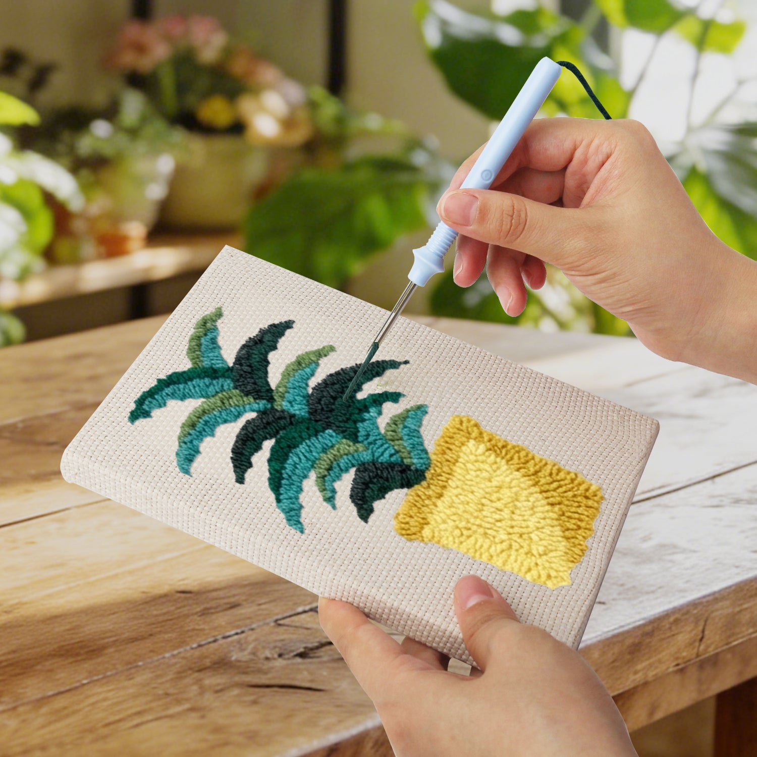 Potted Plants 11 | Mini Punch Needle Kit