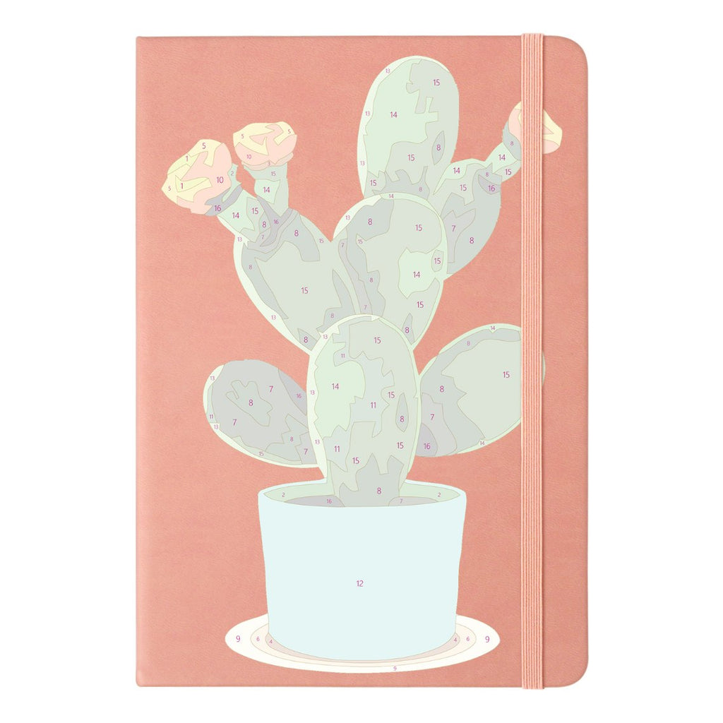 Paint by Number Notebook - Cactus | 2 Colors