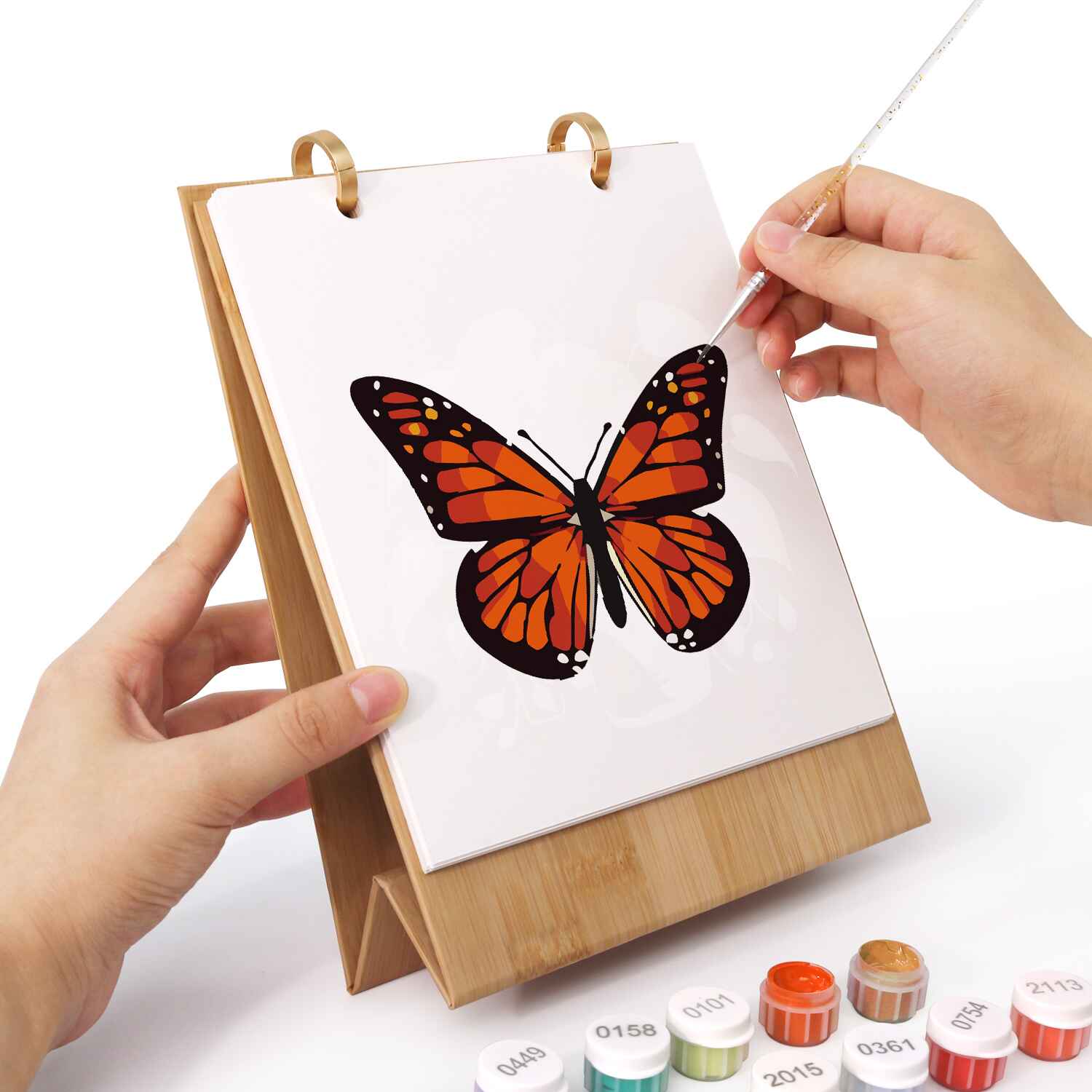 2026 Paint by Numbers desk Calendar | Butterfly Edition