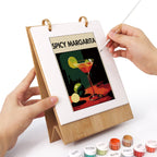 2026 Paint by Numbers desk Calendar | Deluxe Cocktail Edition