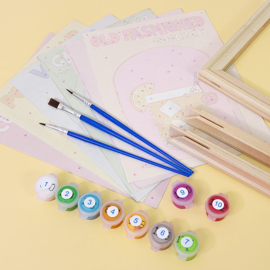 12 Mini Paintings | Colorful Cocktail Bundle