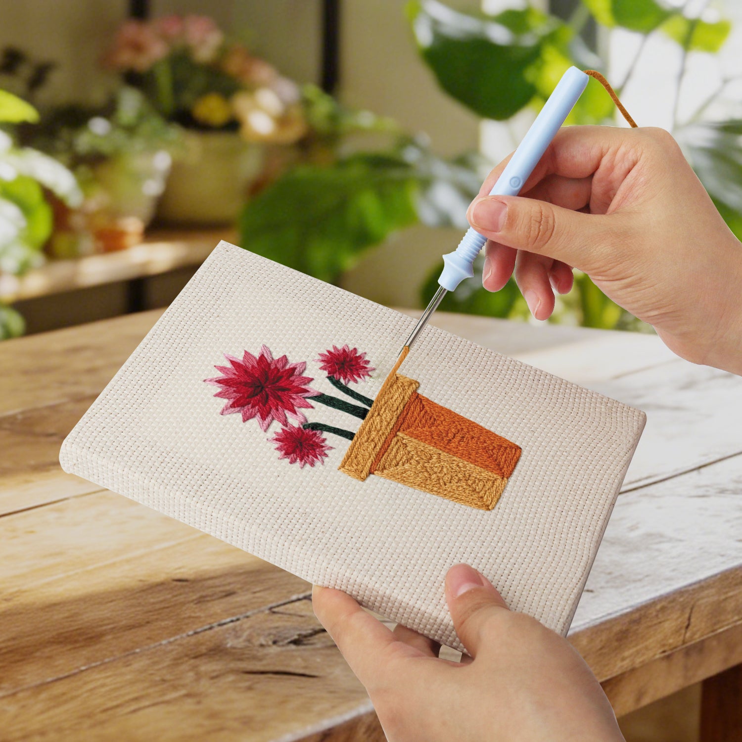 Floral Plants 5 | Mini Punch Needle Kit