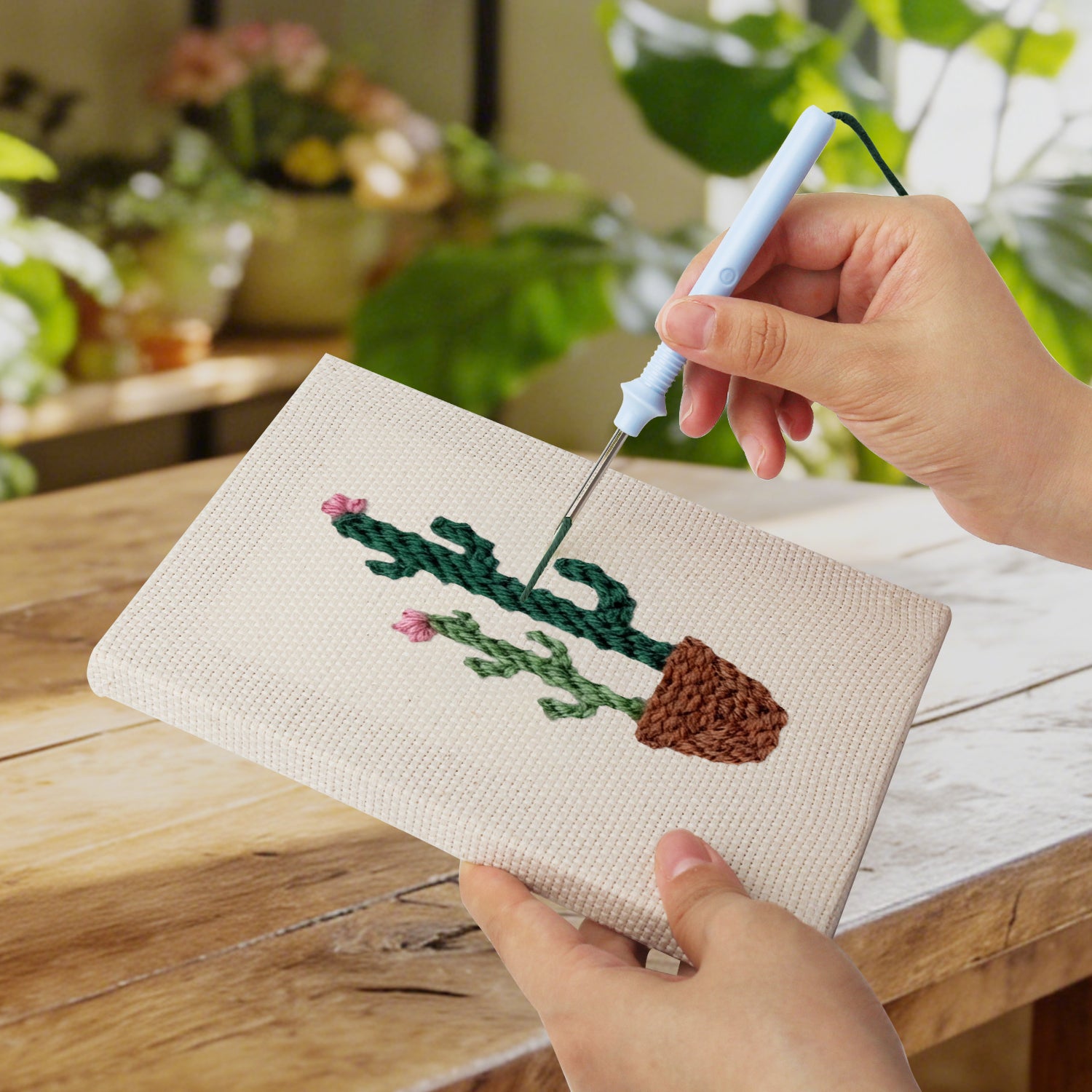 Potted Plants 6 | Mini Punch Needle Kit
