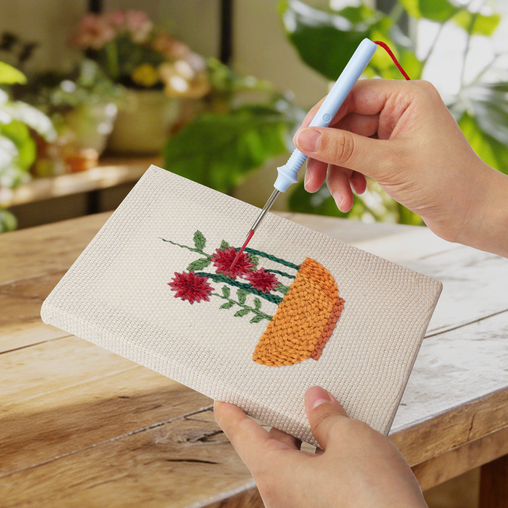 Floral Plants 1 | Mini Punch Needle Kit
