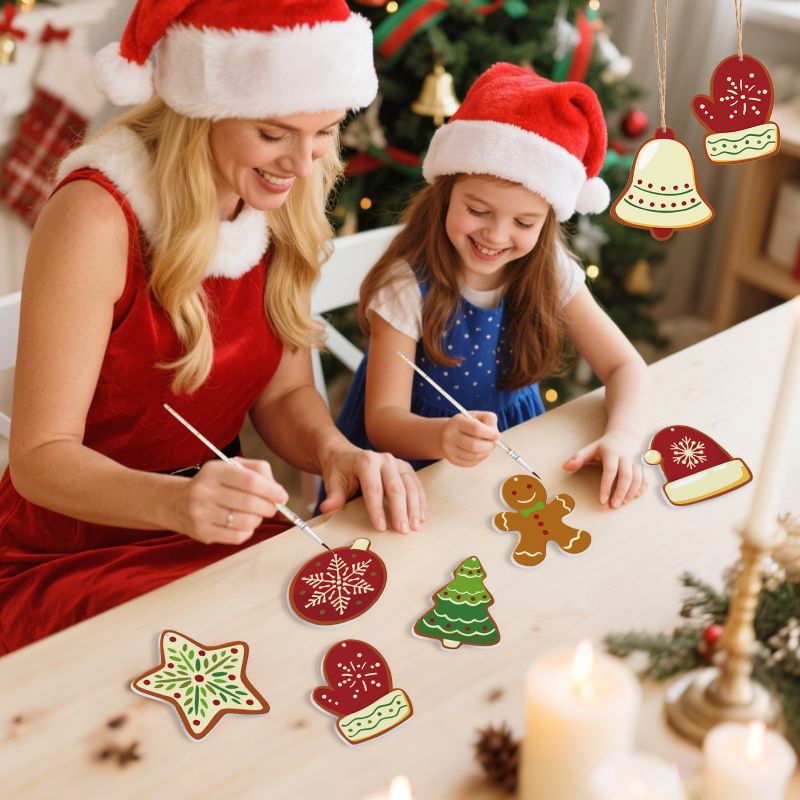 8 Christmas hangers - Winter set