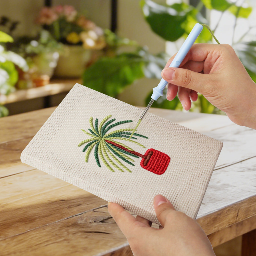 Potted Plants 4 | Mini Punch Needle Kit