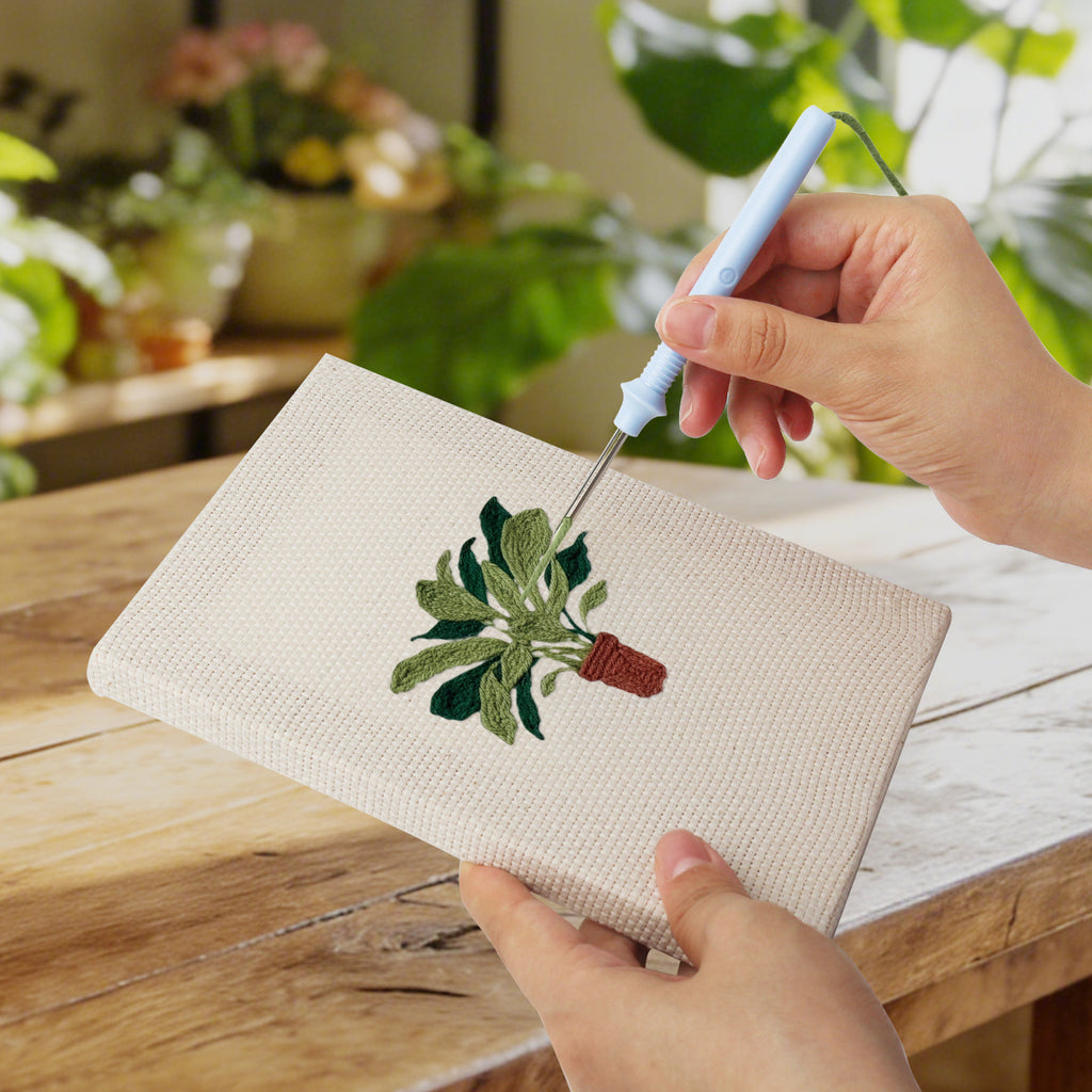 Potted Plants 14 | Mini Punch Needle Kit