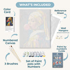 Girl with a pearl earring Bubblegum | Paint by Numbers