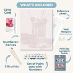 Pink cherry drink  | Paint by Numbers