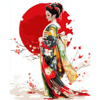 Japanese Geisha | Paint by Numbers