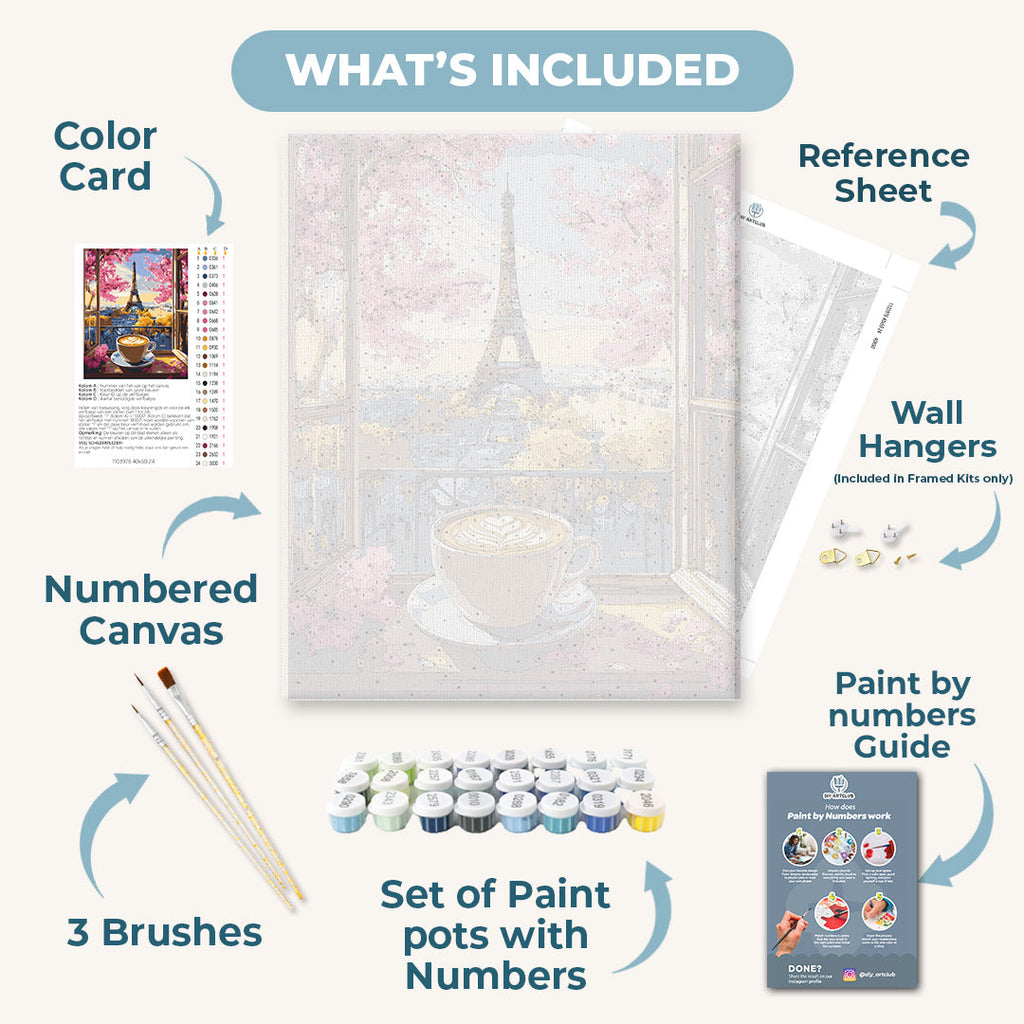 Cappuccino in Paris | Paint by Numbers