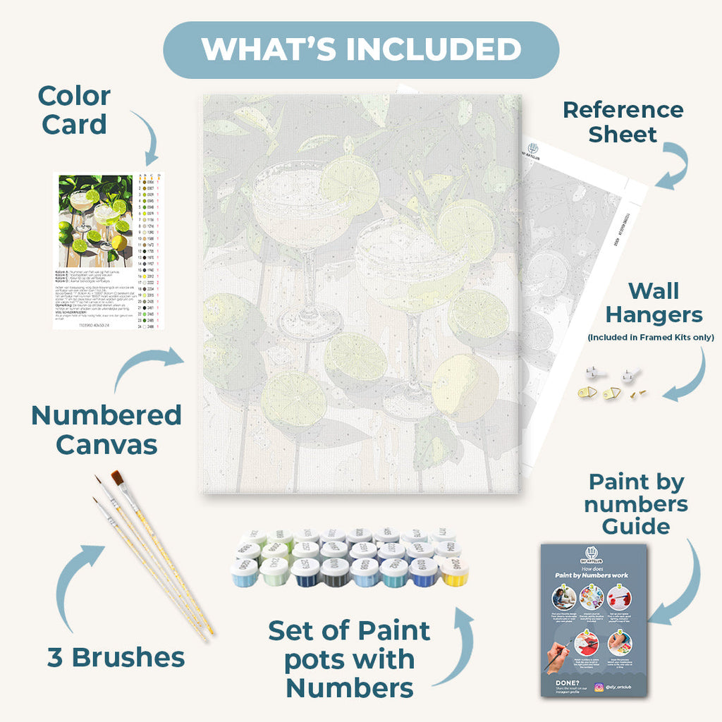 Margarita cocktails | Paint by Numbers