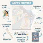 Lady in Santorini  | Paint by Numbers