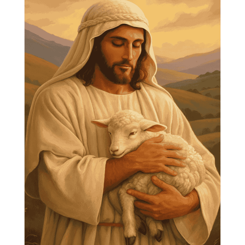 Loving Jesus | Paint by Number