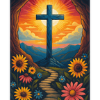 Shining cross | Paint by Number