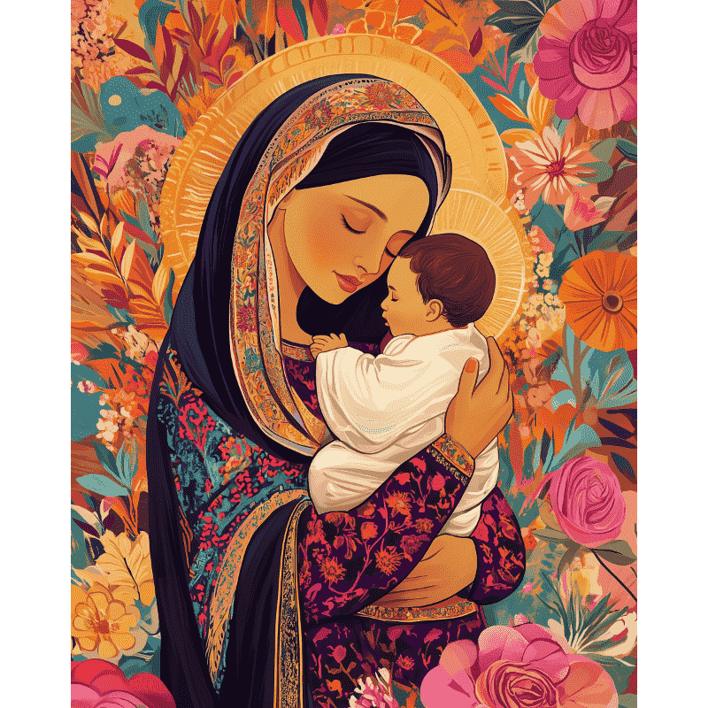 Mother`s love | Paint by Number