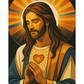 Praying Jesus | Paint by Number