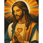 Praying Jesus | Paint by Number