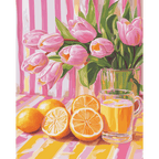 Juicy tulips | Paint by Number