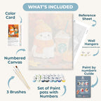 Pumpkin spice ghost | Paint by Number