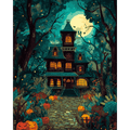 Haunted house | Paint by Number