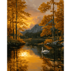 Golden hour | Paint by Number