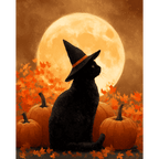 Full moon watcher | Paint by Number