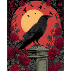 Roses and Ravens | Paint by Number