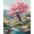 Cherry blossom tree | Paint by Number