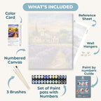 Lavender field in France | Paint by Number