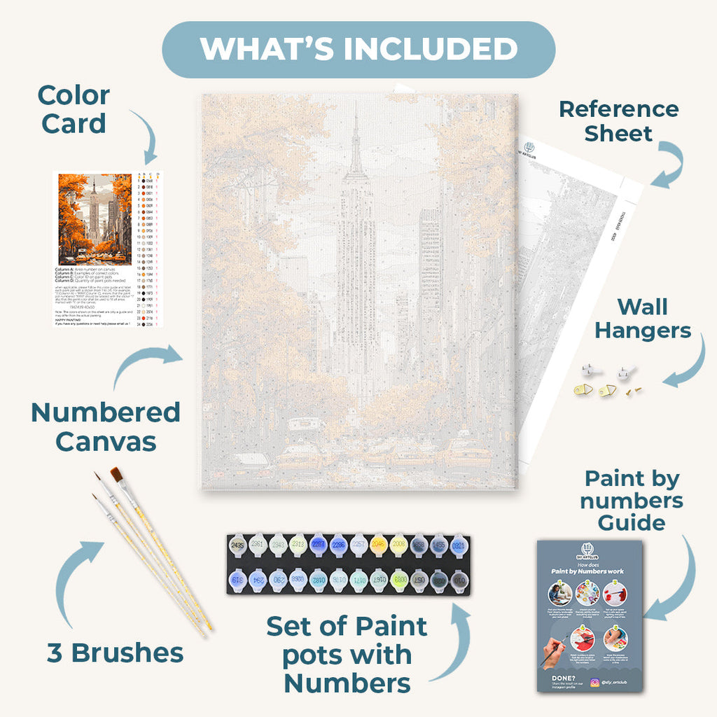 Autumn in New York | Paint by Number
