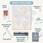 Colorful Air Balloons | Paint by Number