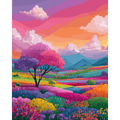 Vibrant landscape | Paint by Number