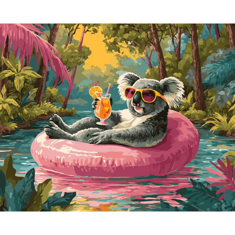 Cool Koala | Paint by Number