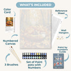 Sleeping Fox | Paint by Number