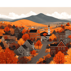 Autumn Hills | Paint by Number